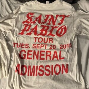 Saint Pablo Tour Kanye West 2016 size L